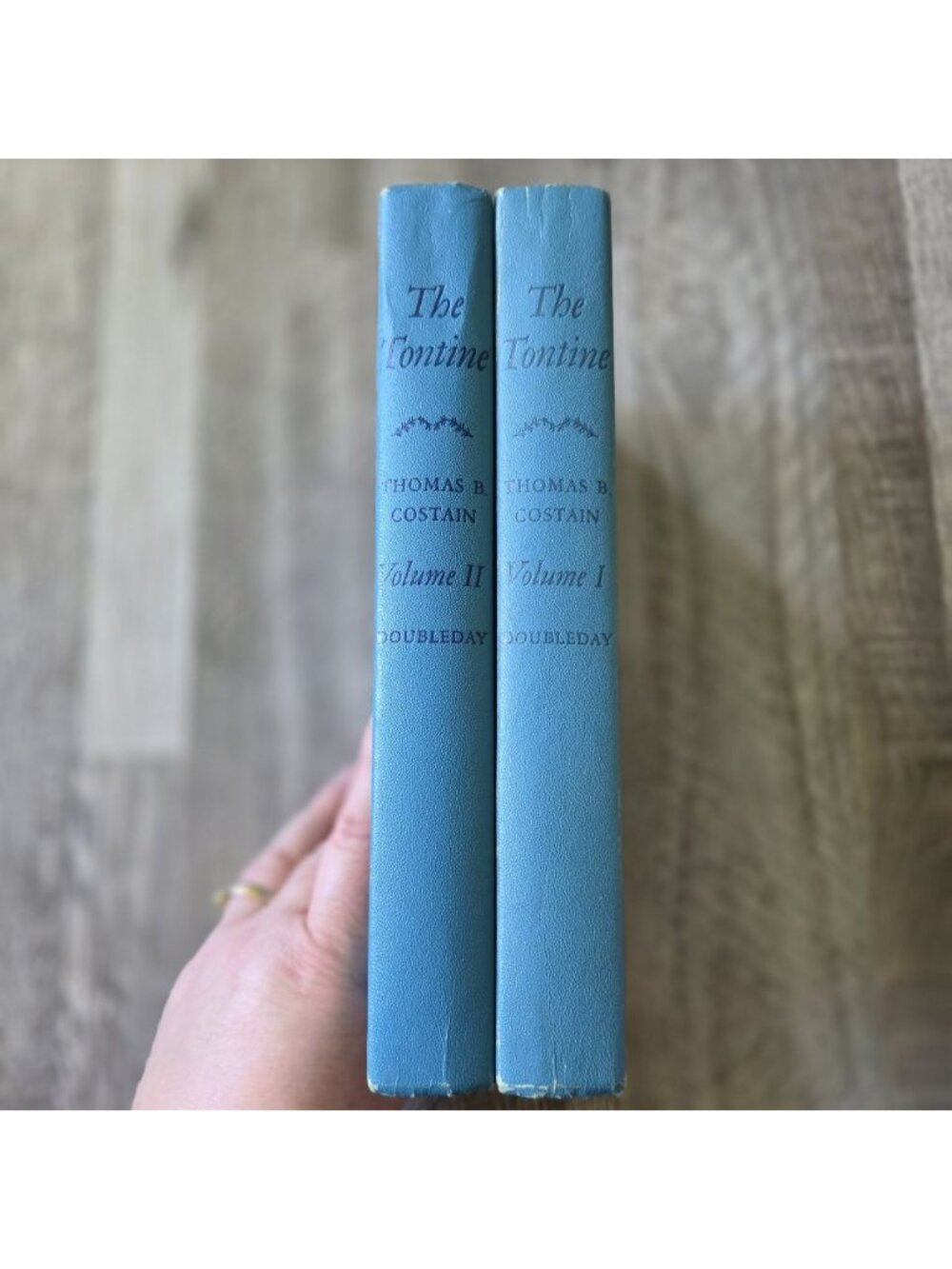 The Tontine Thomas B Costain 1955 2 Volume Set Doubleday Hardcover Vintage Books